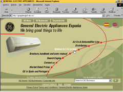 Diseño Web General Electric Appliances