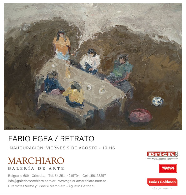 Exposición Pintura Fabio Egea 2013 Galería Marchiaro Córdoba Argentina
